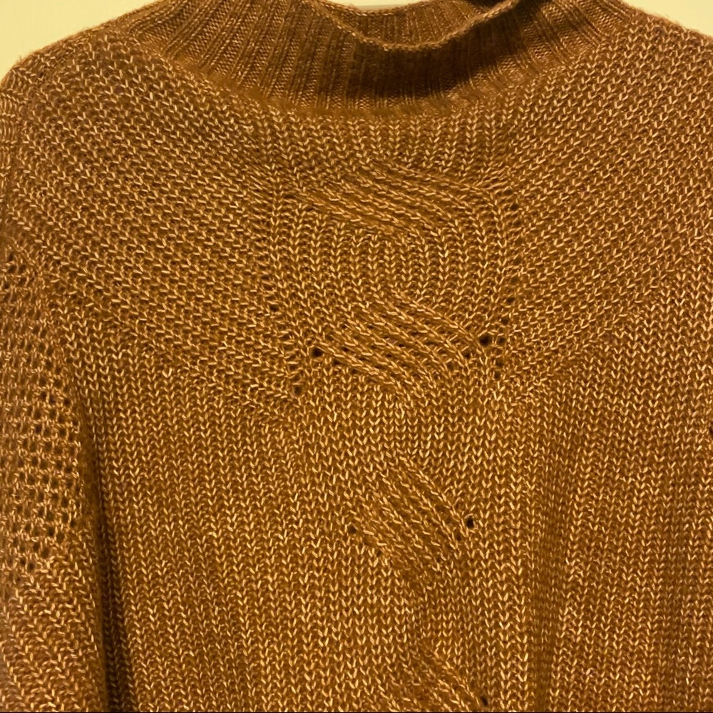 Maurices Size 1 Mock Neck Knot Sweater - Picture 2 of 4